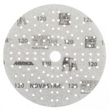 Шлифовальный диск на пленочной основе NOVASTAR 150мм 121 отв 400 MIRKA FG6CH09941 ― MIRKA
